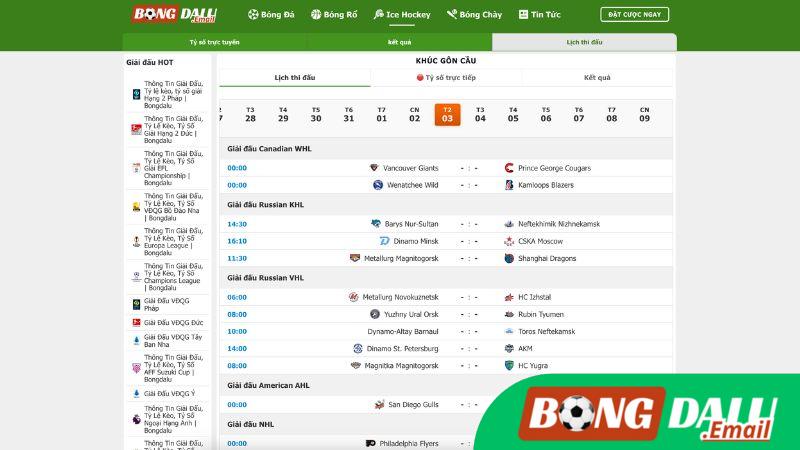 Giới Thiệu Về Lịch Thi Đấu Khúc Gôn Cầu